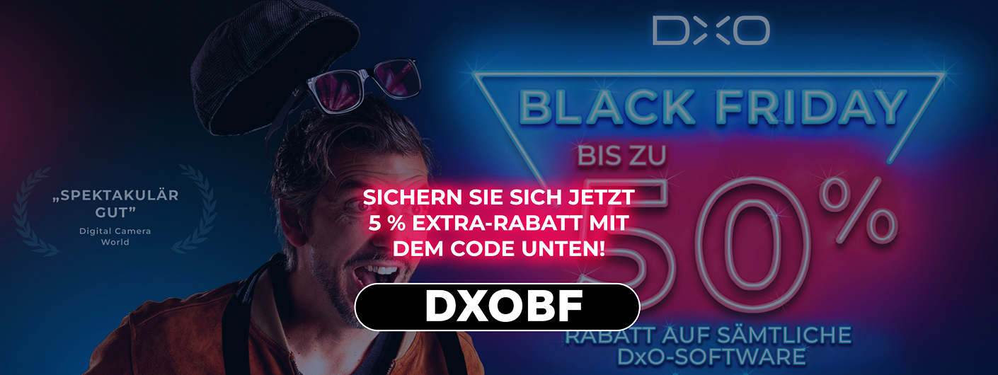 DxOs unwiderstehliche Black-Friday-Angebote: Bis zu 50 %