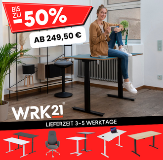 WRK21 - Elektrisch höhenverstellbare Schreibtische